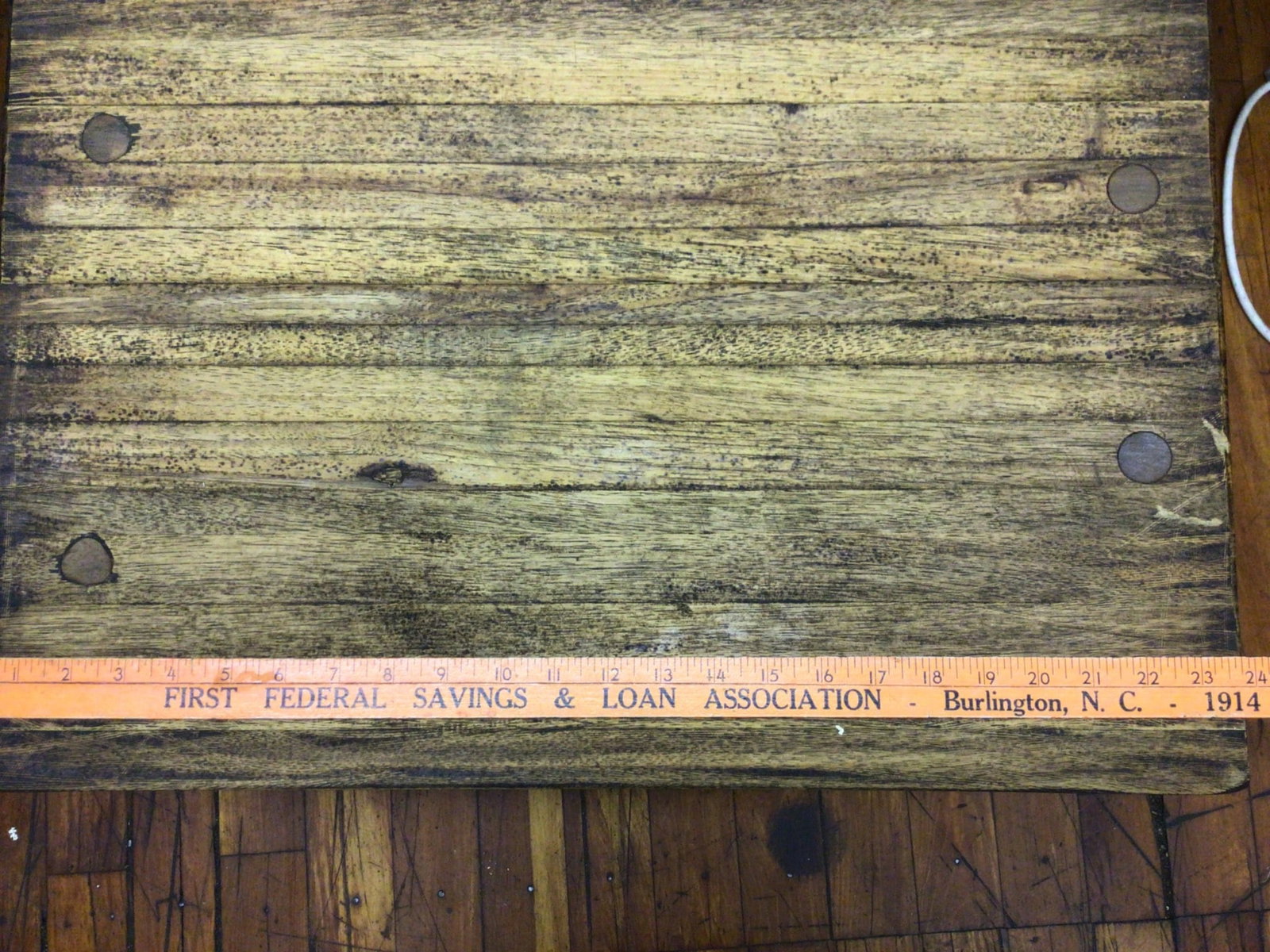 Handmade Wooden Table, 2 ft. Tall and 2 ft. Long - 5