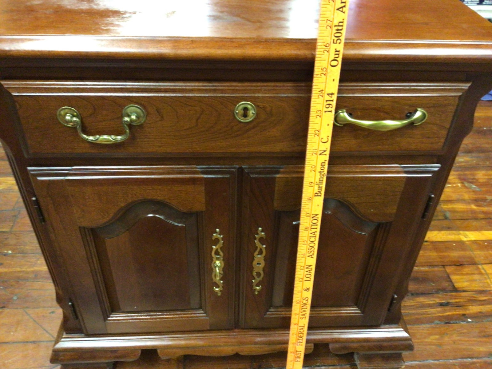 Wooden Sideboard With Drawer and Double Doors - 2