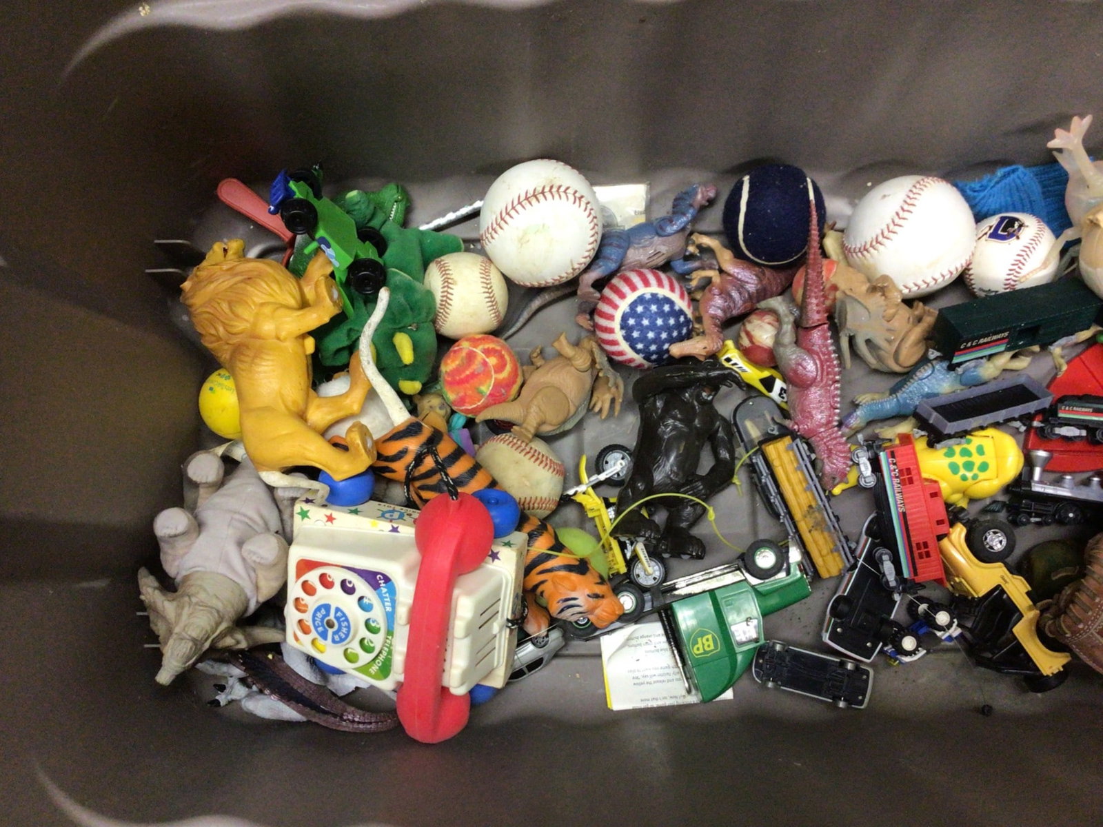 Toy Figures, Vehicles, and Baseball Gear, Mixed Brands (1 of 3)