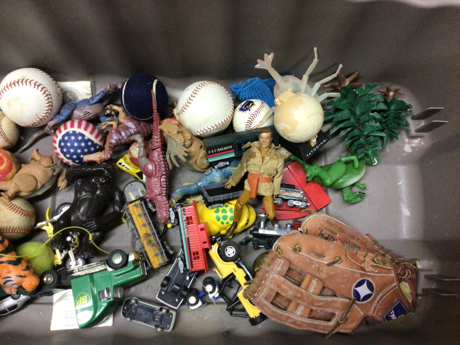 Toy Figures, Vehicles, and Baseball Gear, Mixed Brands - 2
