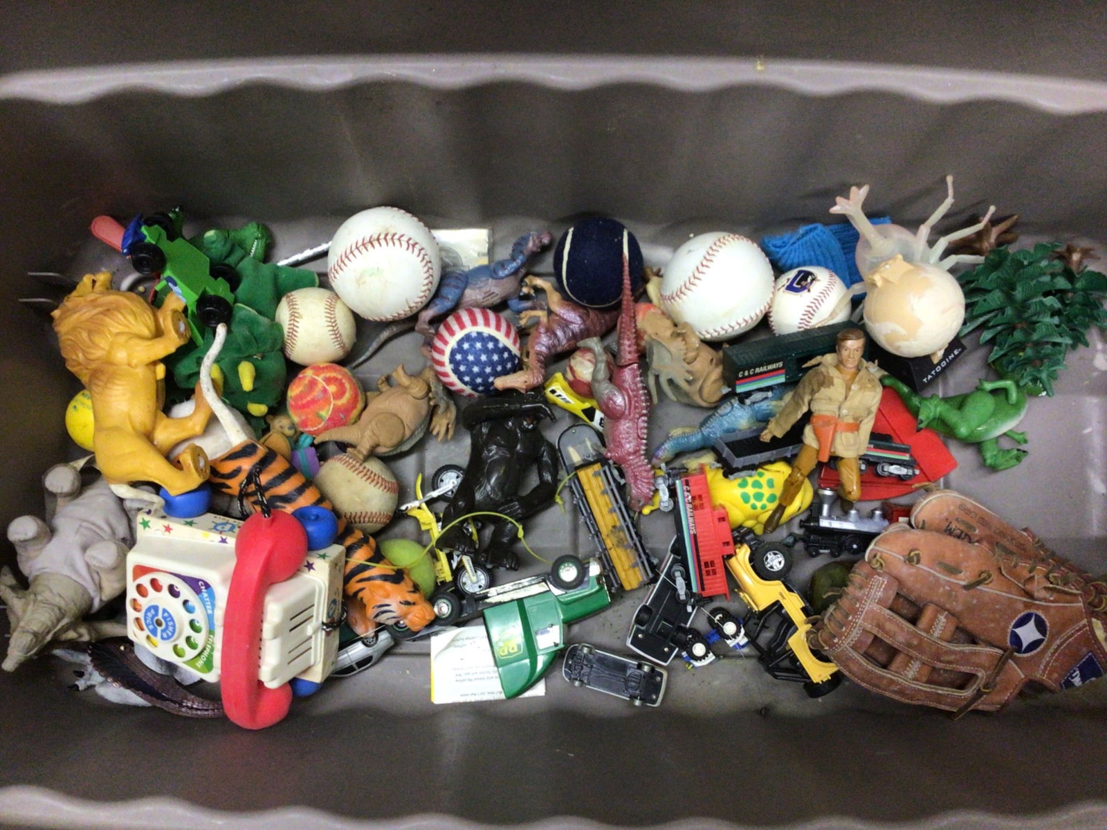 Toy Figures, Vehicles, and Baseball Gear, Mixed Brands - 3