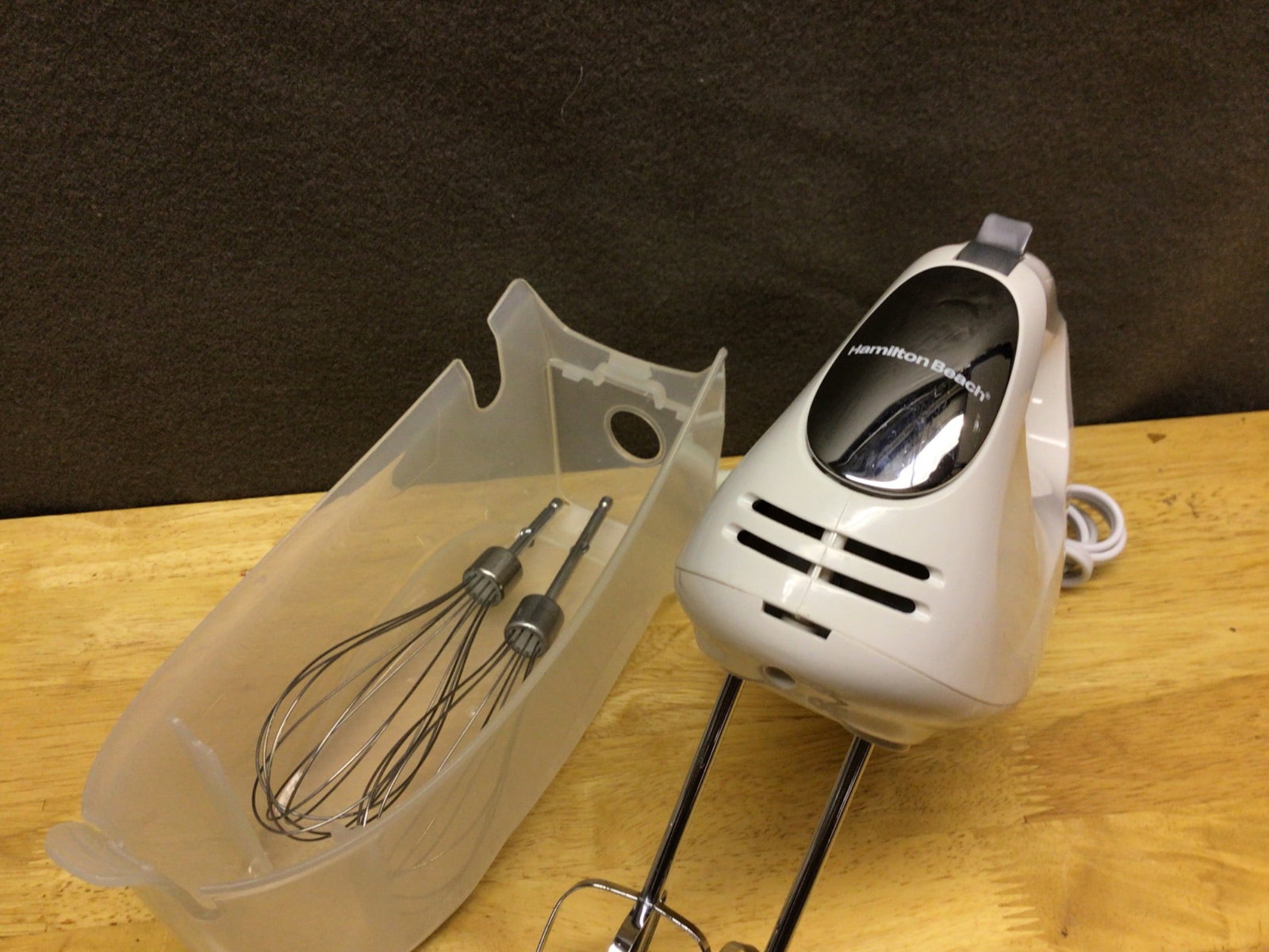 Hamilton Beach Hand Mixer With Storage Case and Attachments - 4