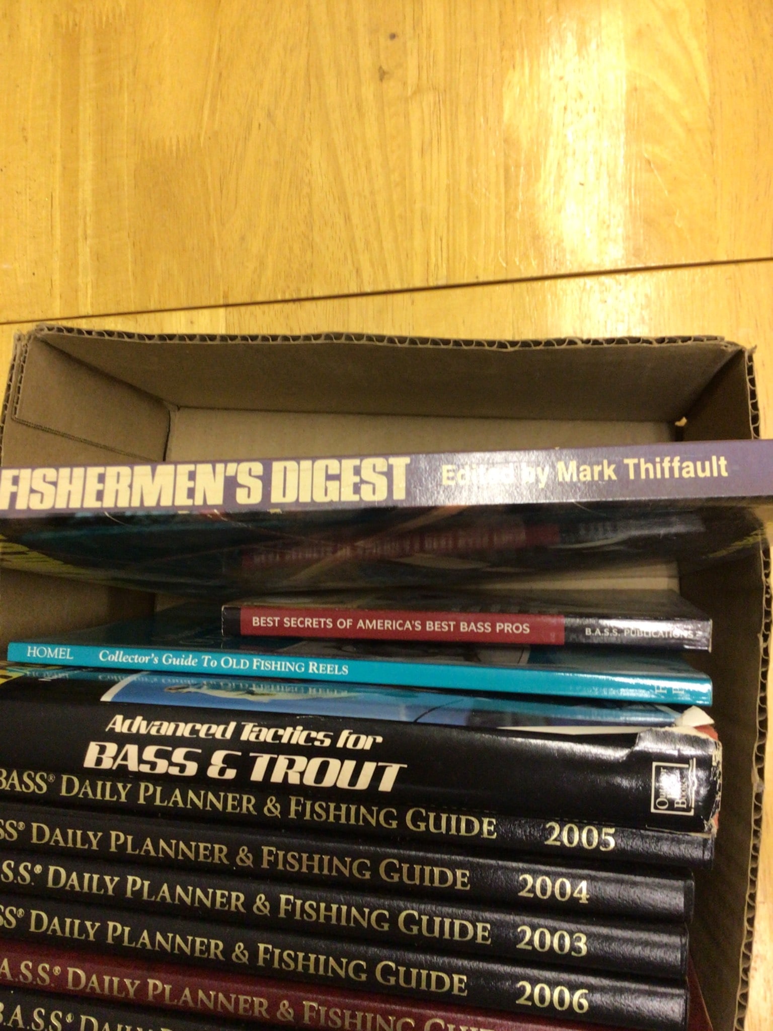 13 Fishing Guides and Planners, Various Years and Editions - 2
