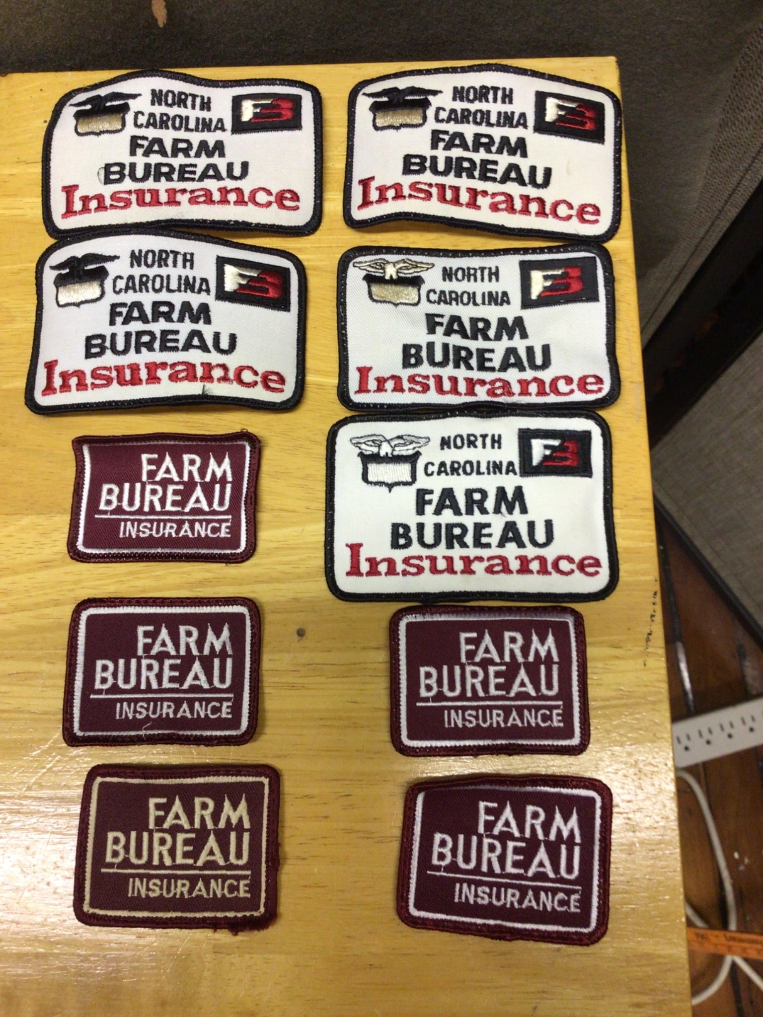 10 Farm Bureau Insurance Promotional Patches - 3