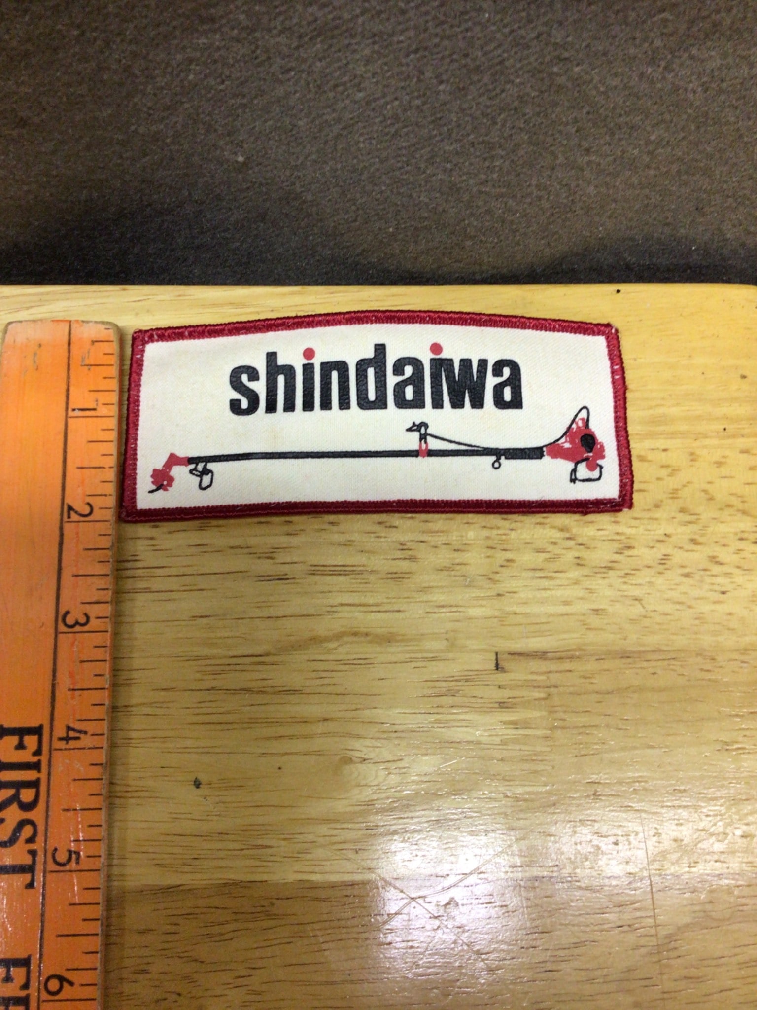Shindaiwa Old Patch with Red Embroidered Border - 3