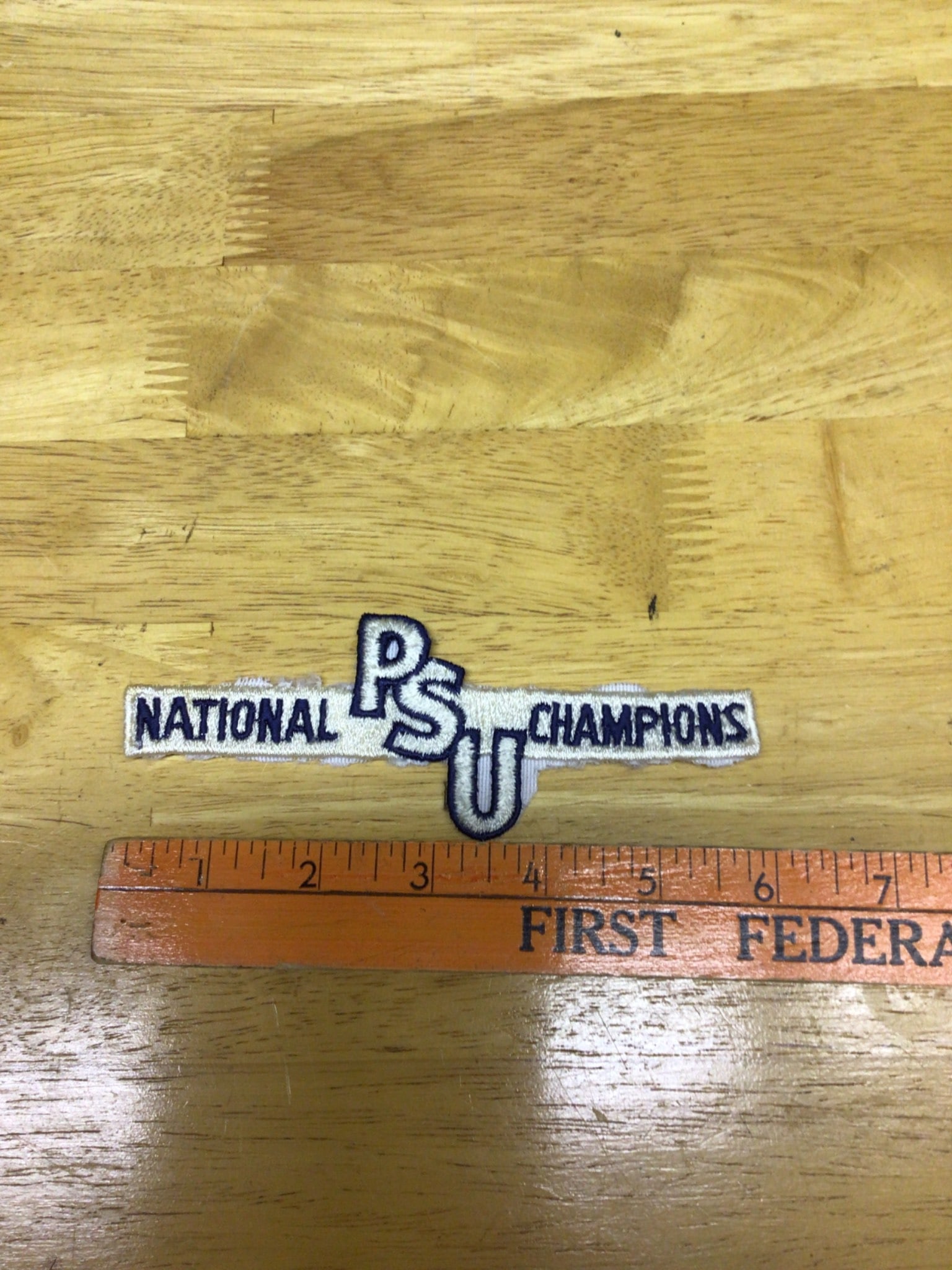 Old Patches Featuring Cone Logos, NRA, and PSU National Champions - 2