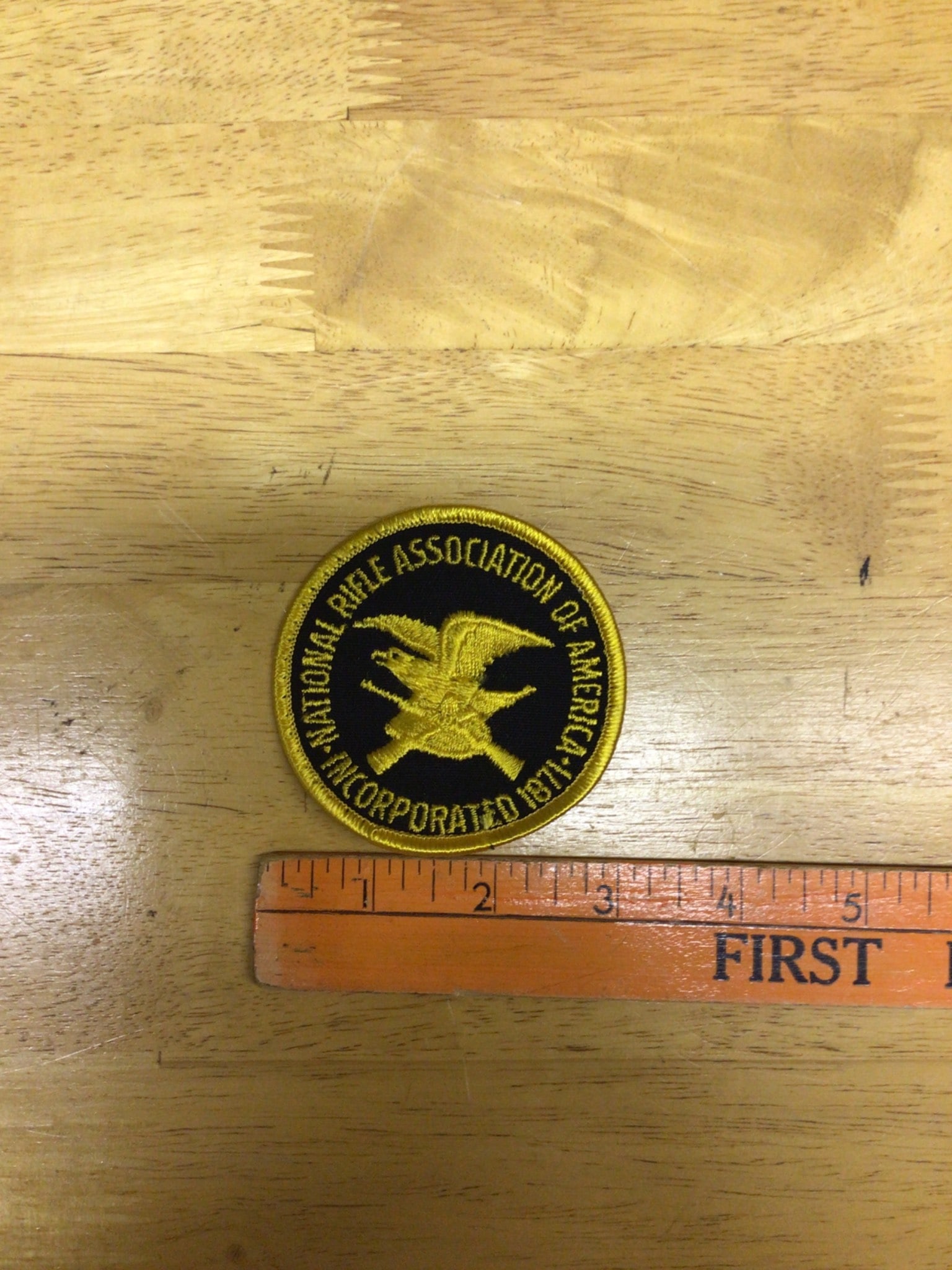 Old Patches Featuring Cone Logos, NRA, and PSU National Champions - 4