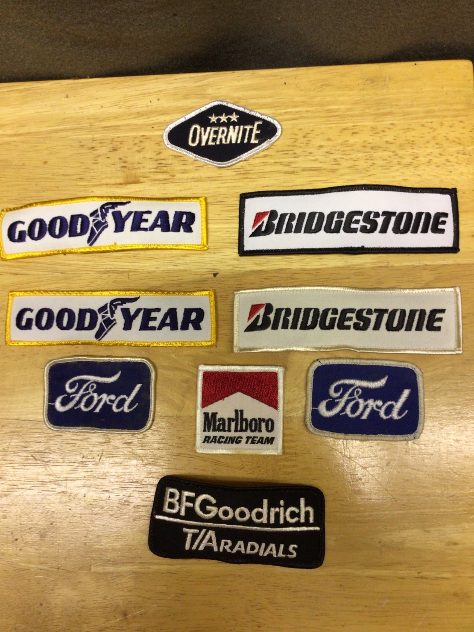 Old Racing Patches Featuring Brand Logos and Sponsors (1 of 6)