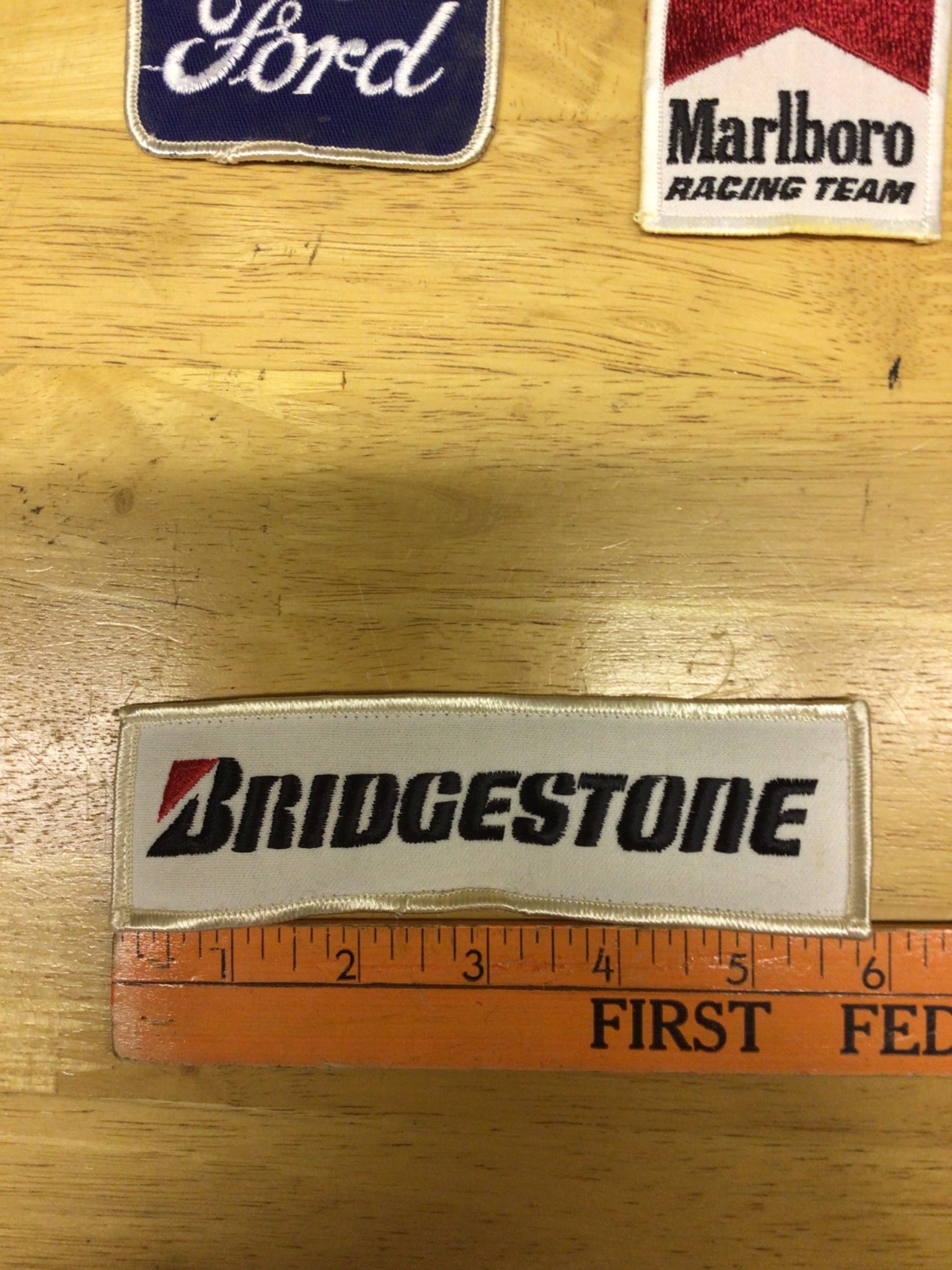 Old Racing Patches Featuring Brand Logos and Sponsors - 3