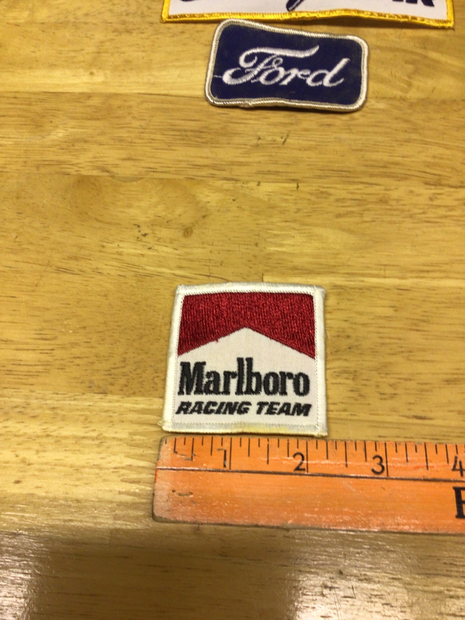 Old Racing Patches Featuring Brand Logos and Sponsors - 4