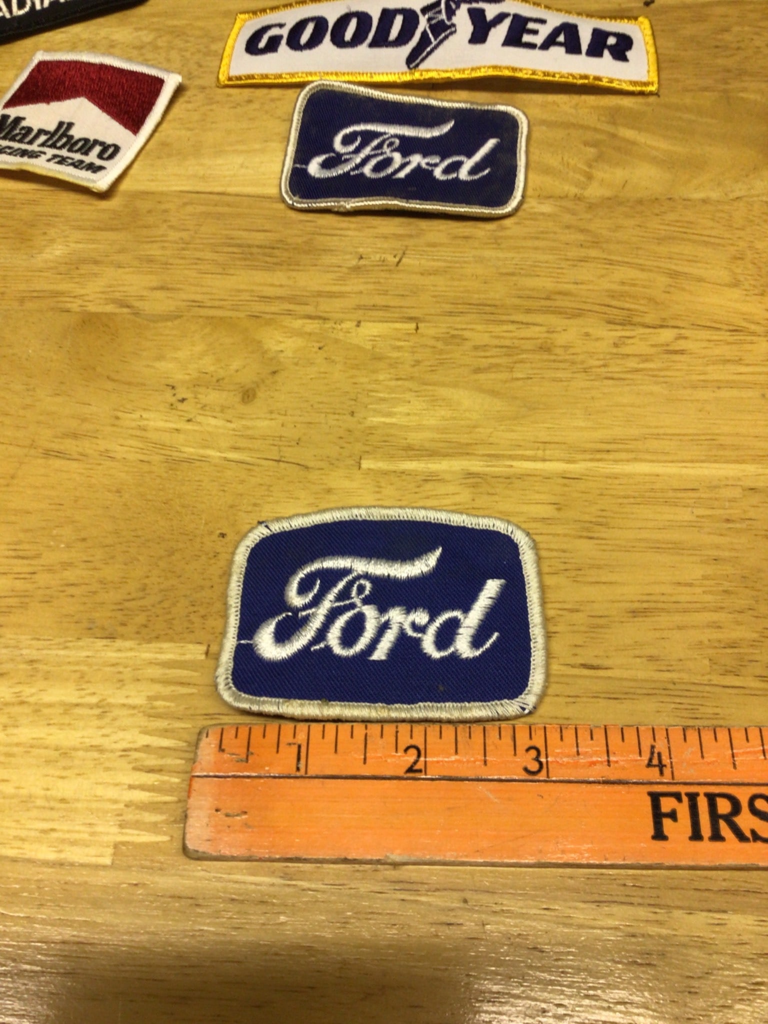 Old Racing Patches Featuring Brand Logos and Sponsors - 5