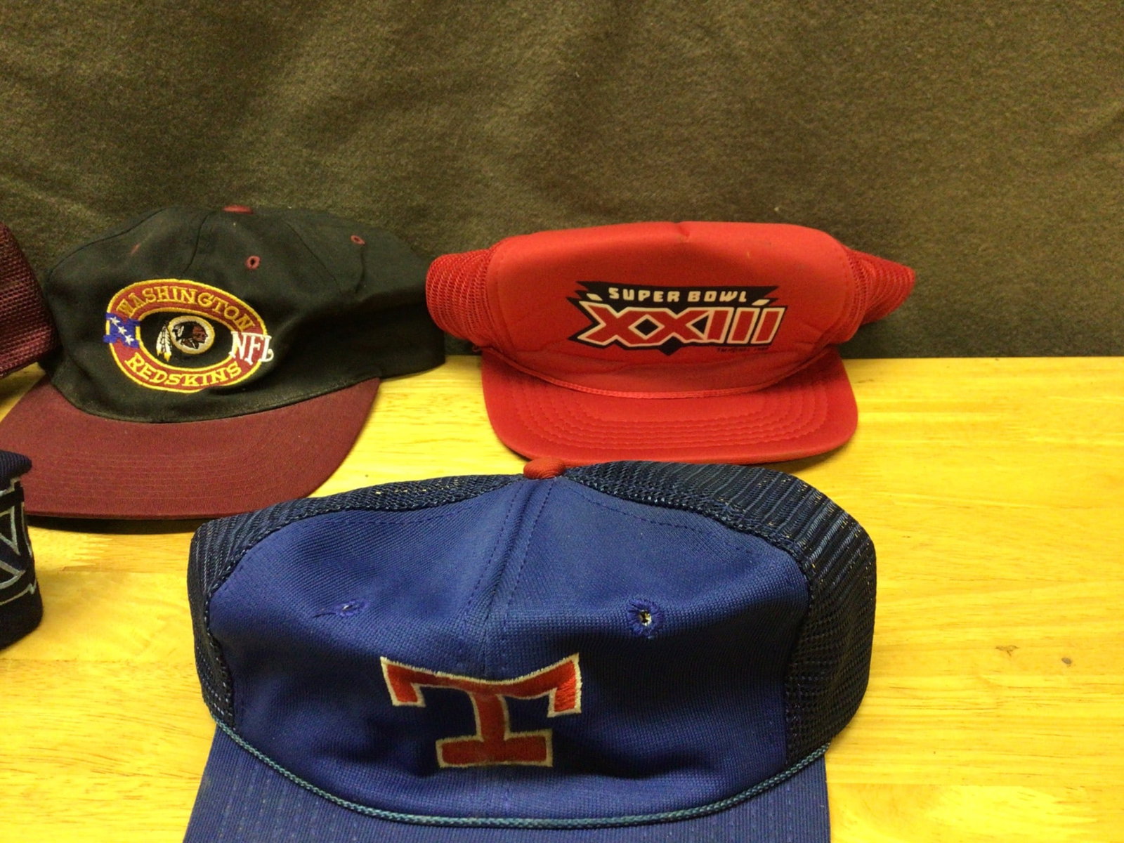 Old Hats Featuring Sports and Team Logos - 4
