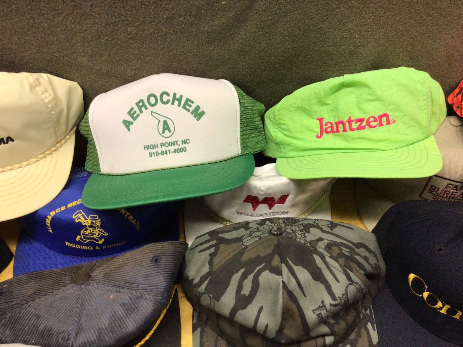 16 Assorted Hats Featuring Various Brands and Logos - 3