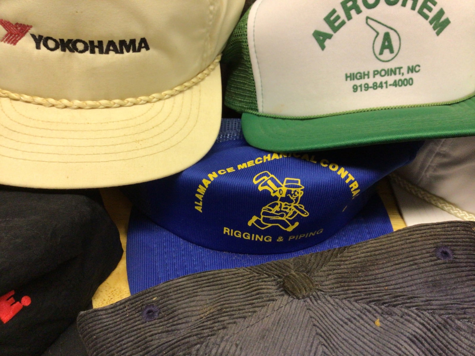 16 Assorted Hats Featuring Various Brands and Logos - 6