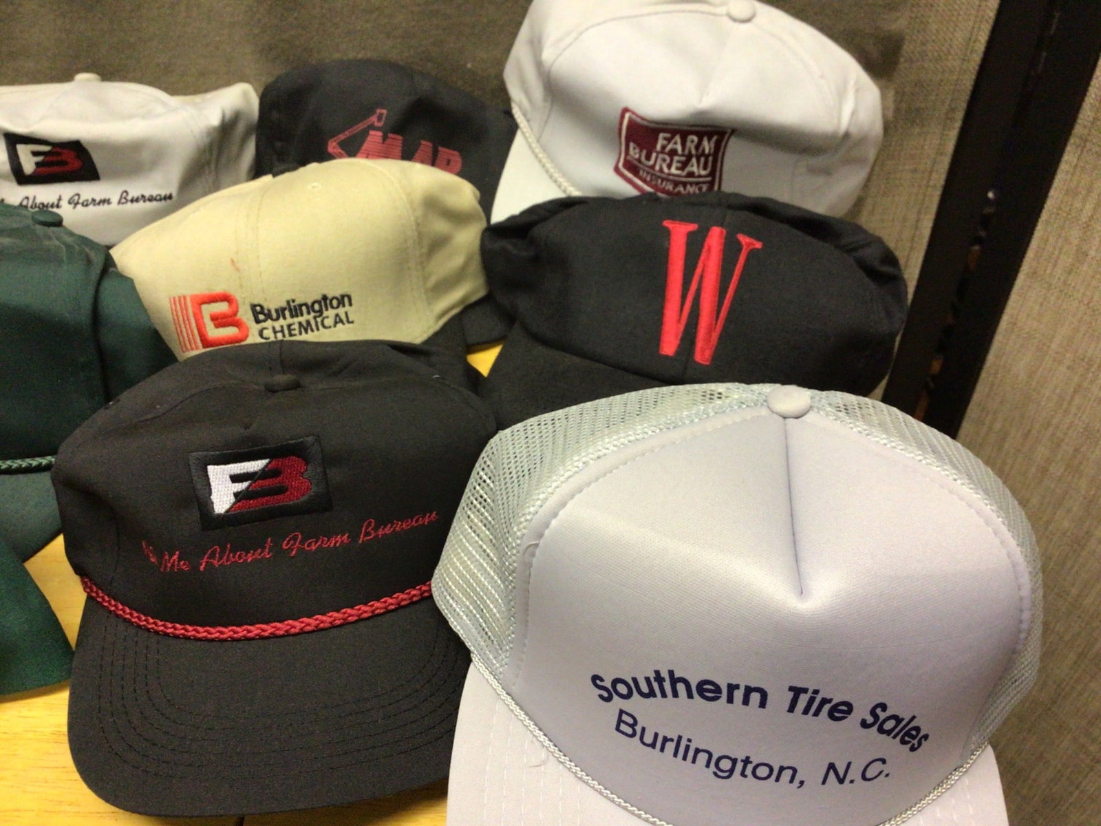 Logo Hats Featuring USA Olympics, Atlanta 1996, and Automotive Brands - 4
