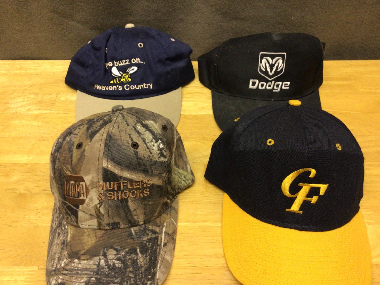 Logo Hats Featuring USA Olympics, Atlanta 1996, and Automotive Brands - 5