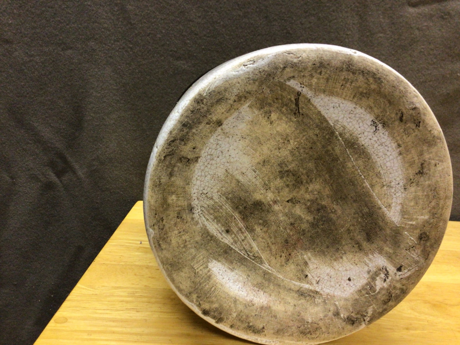 Stoneware Crock With Brown Glaze and Stamped Number '2' - 4