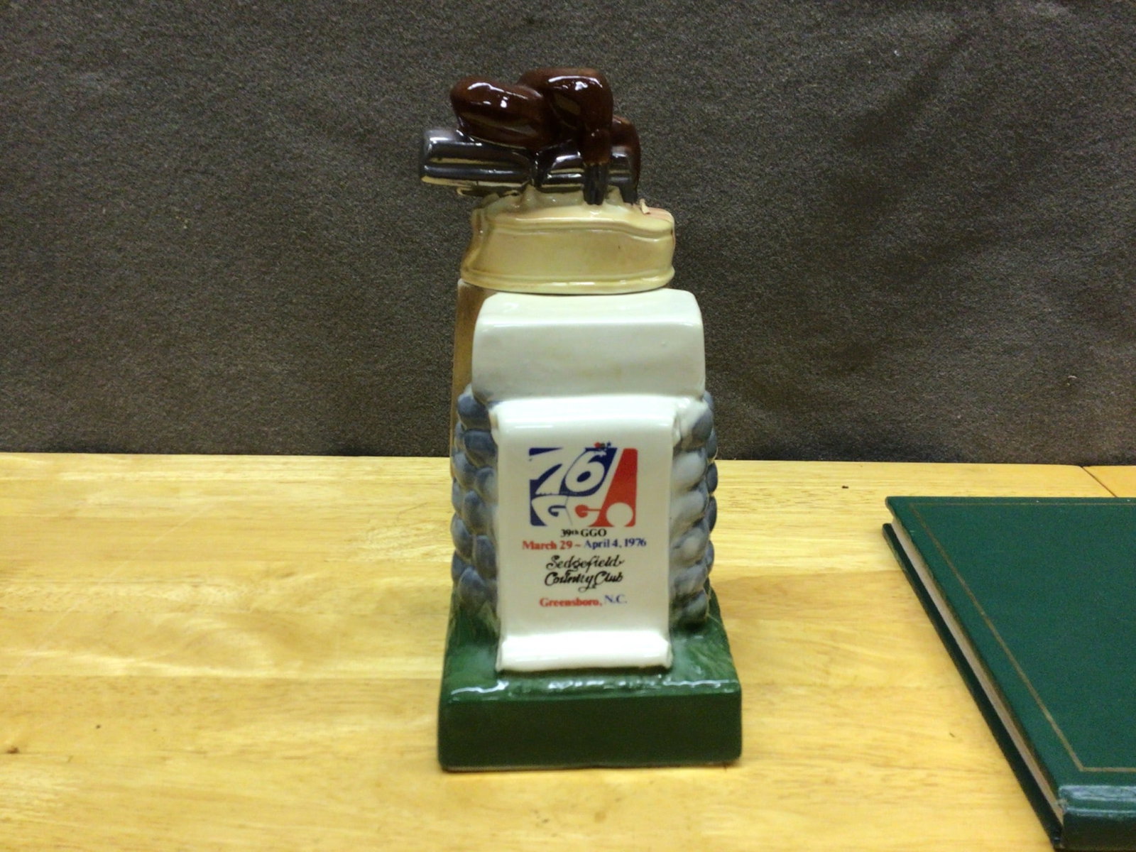 1976 Greater Greensboro Open Stein and Book Set - 2