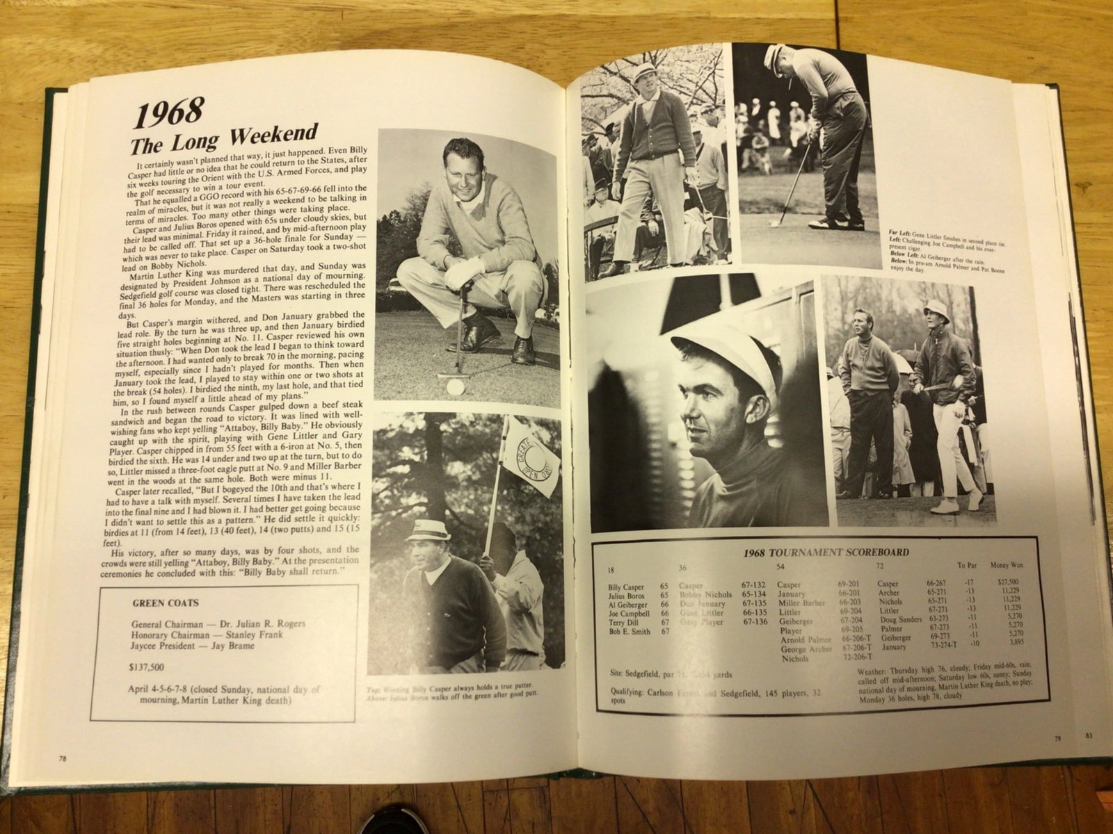 1976 Greater Greensboro Open Stein and Book Set - 4