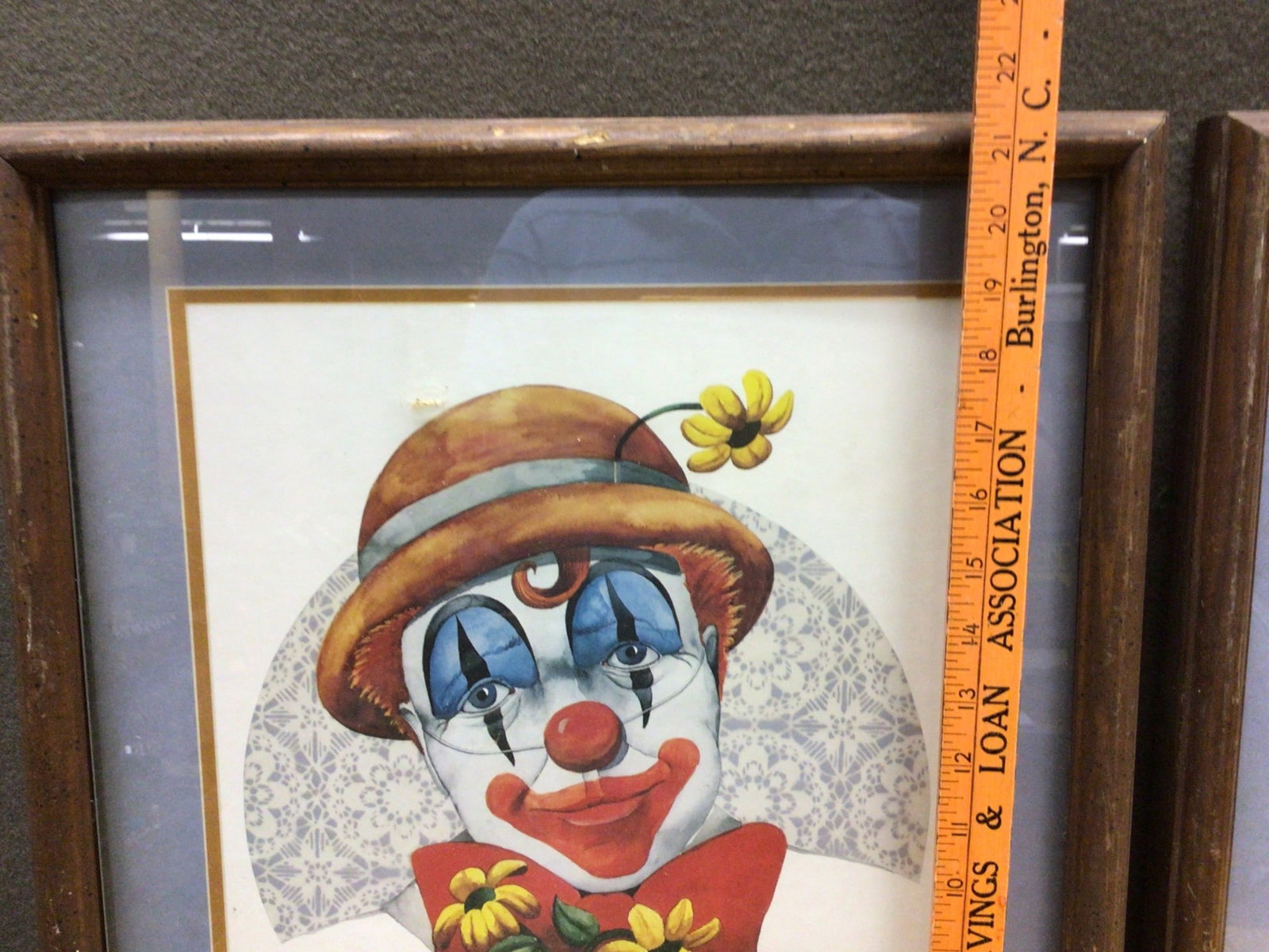Framed Clown Prints By Tom Wood - 3