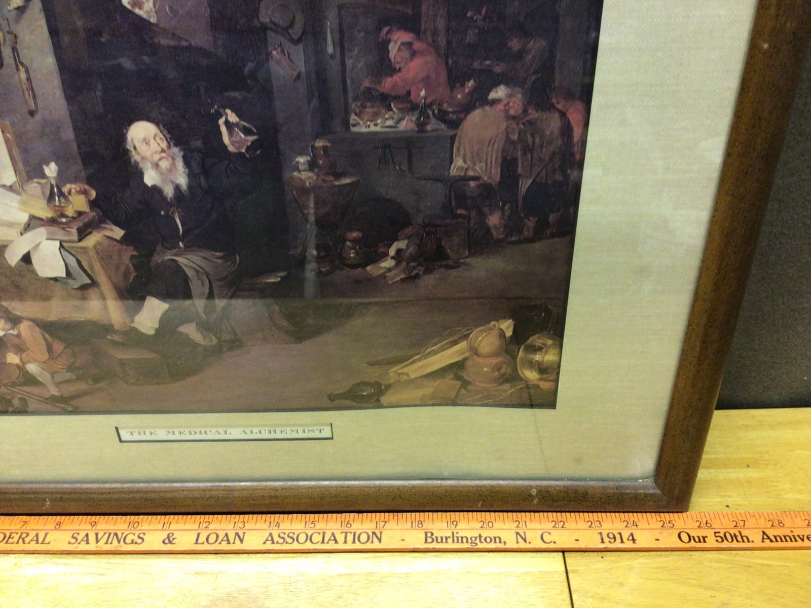 Framed Print of 'The Medical Alchemist' with Wooden Frame - 2
