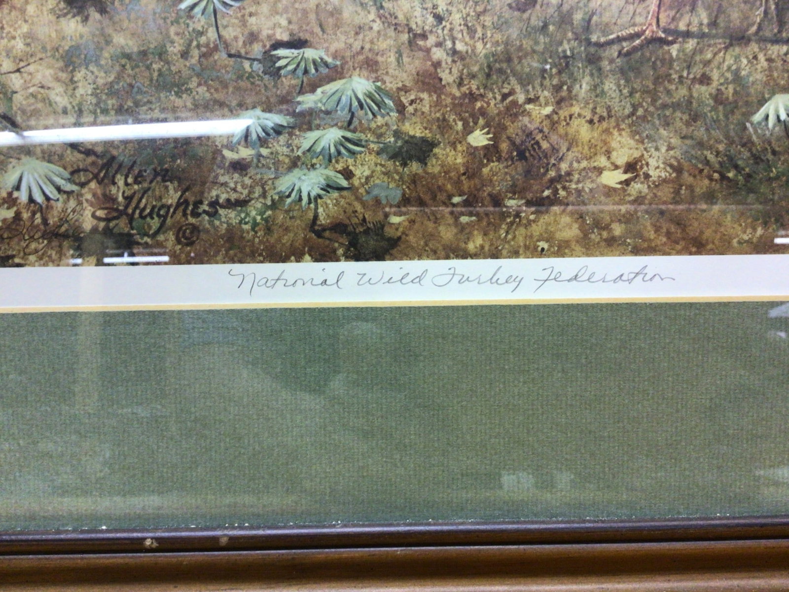 Framed Print Titled 'National Wild Turkey Federation' by Artist Albert Hugues - 4