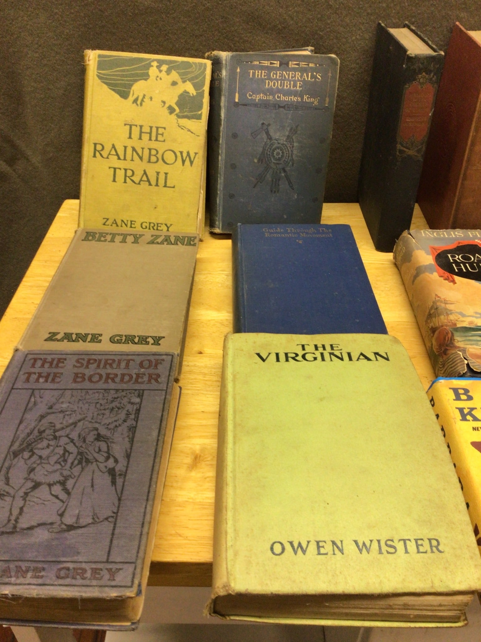 10 Books including Zane Grey, Owen Wister, and Barbara Kingsolver - 2