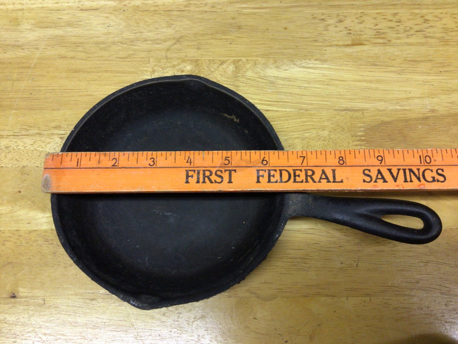 Two Cast Iron Skillets Marked '3' and '3H' with Handles - 3