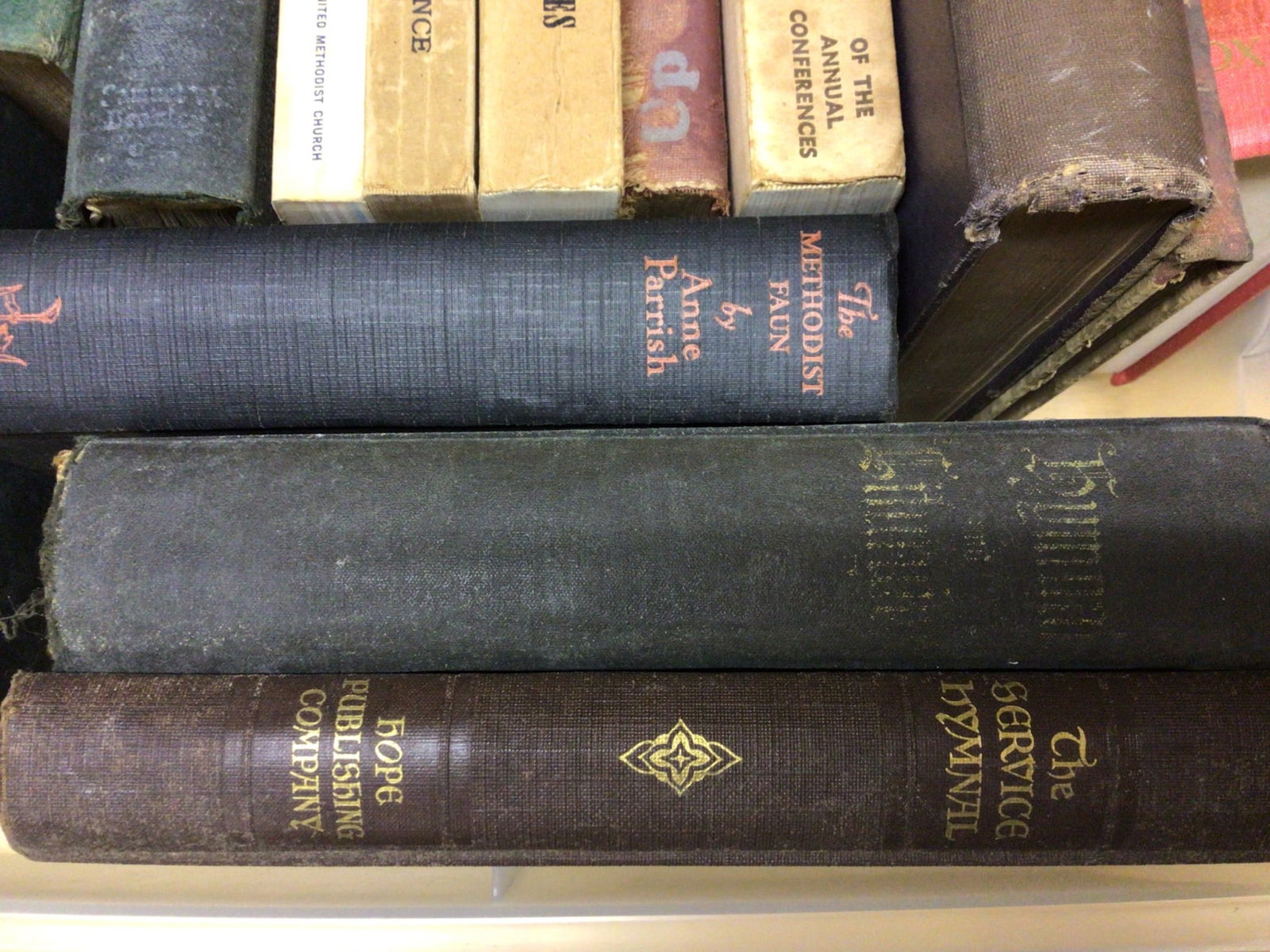 Box Lot of Religious and Church Historical Books Spanning 1908-1976 - 2