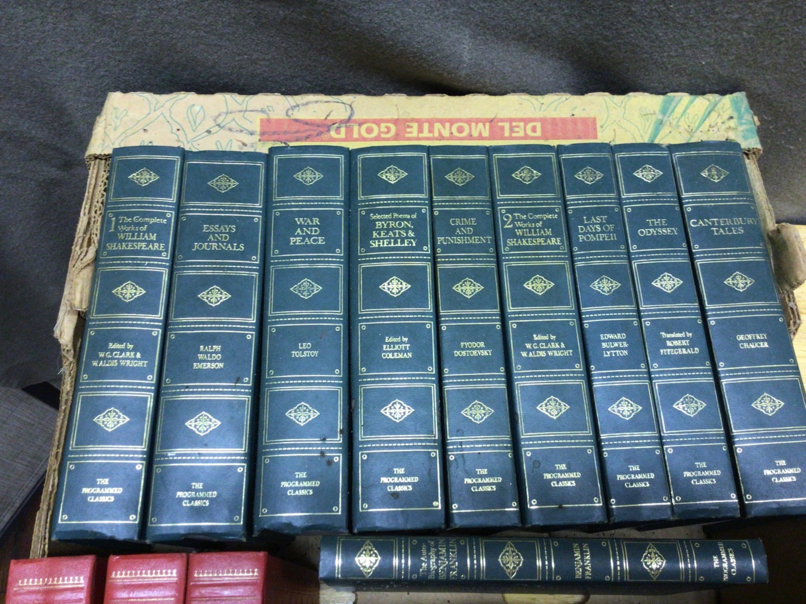 Literature and Classics with Faux-Leather and Cloth Bindings - 2