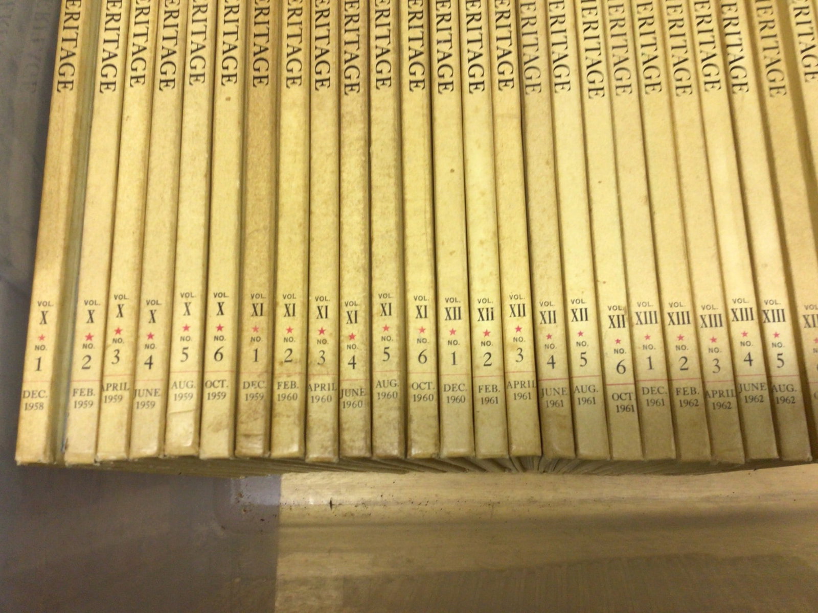 American Heritage Hardcover Volumes, 1958-1961 - 2