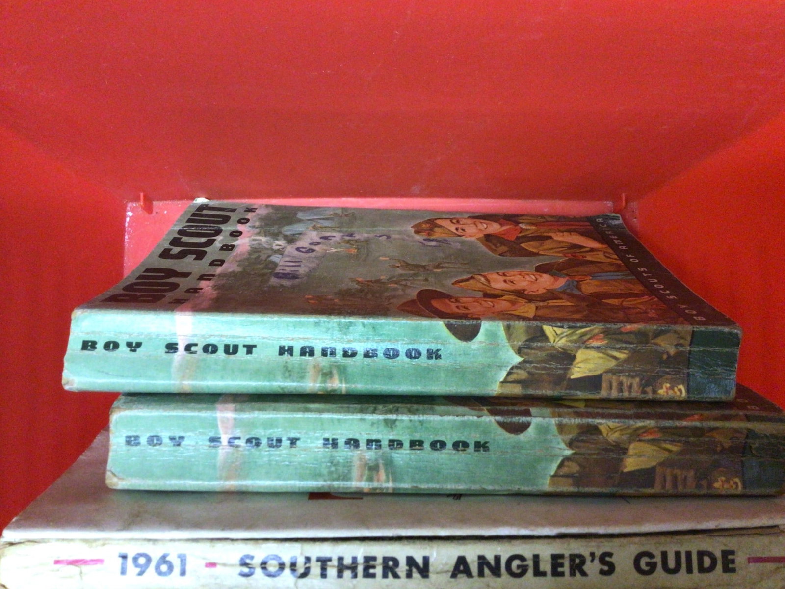 Boy Scouts Books and 1961 Southern Angler's Guide - 2
