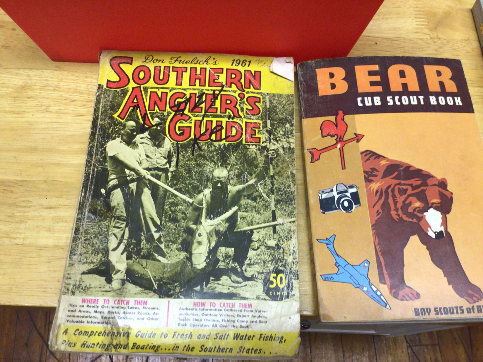 Boy Scouts Books and 1961 Southern Angler's Guide - 3