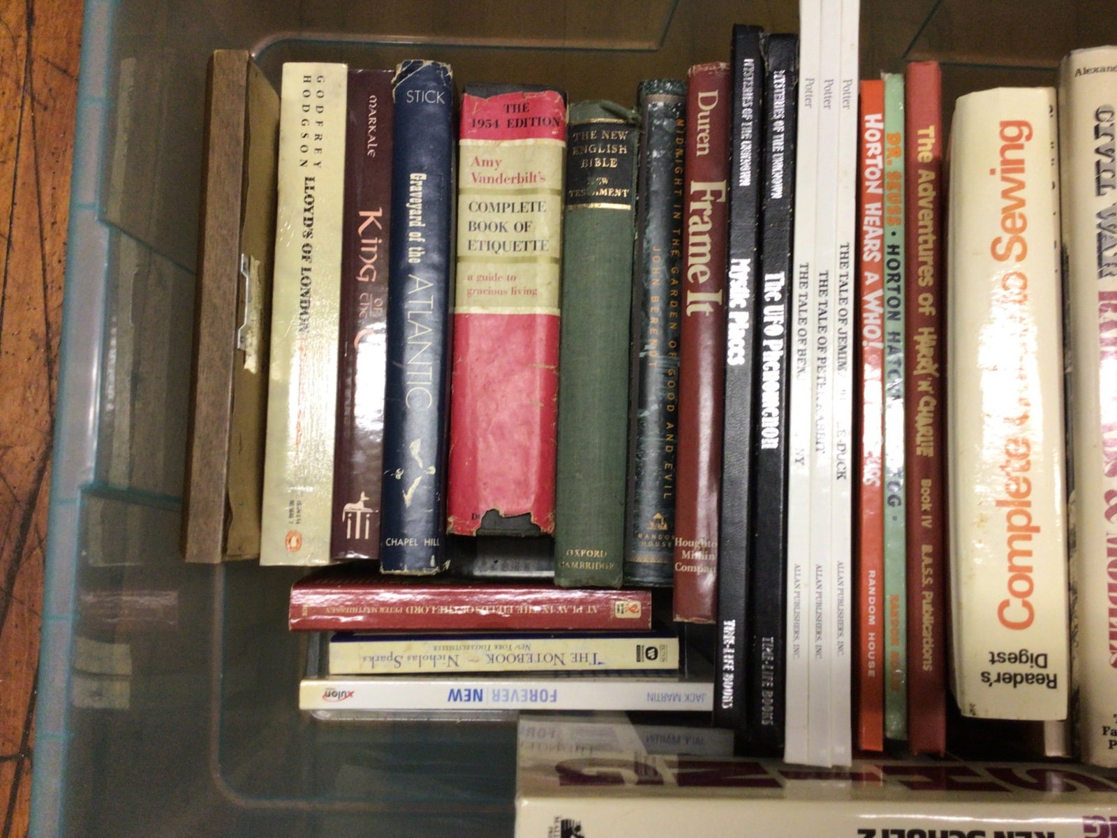 Books on Various Topics Including Fiction, Hobbies, and Crafts (1 of 5)
