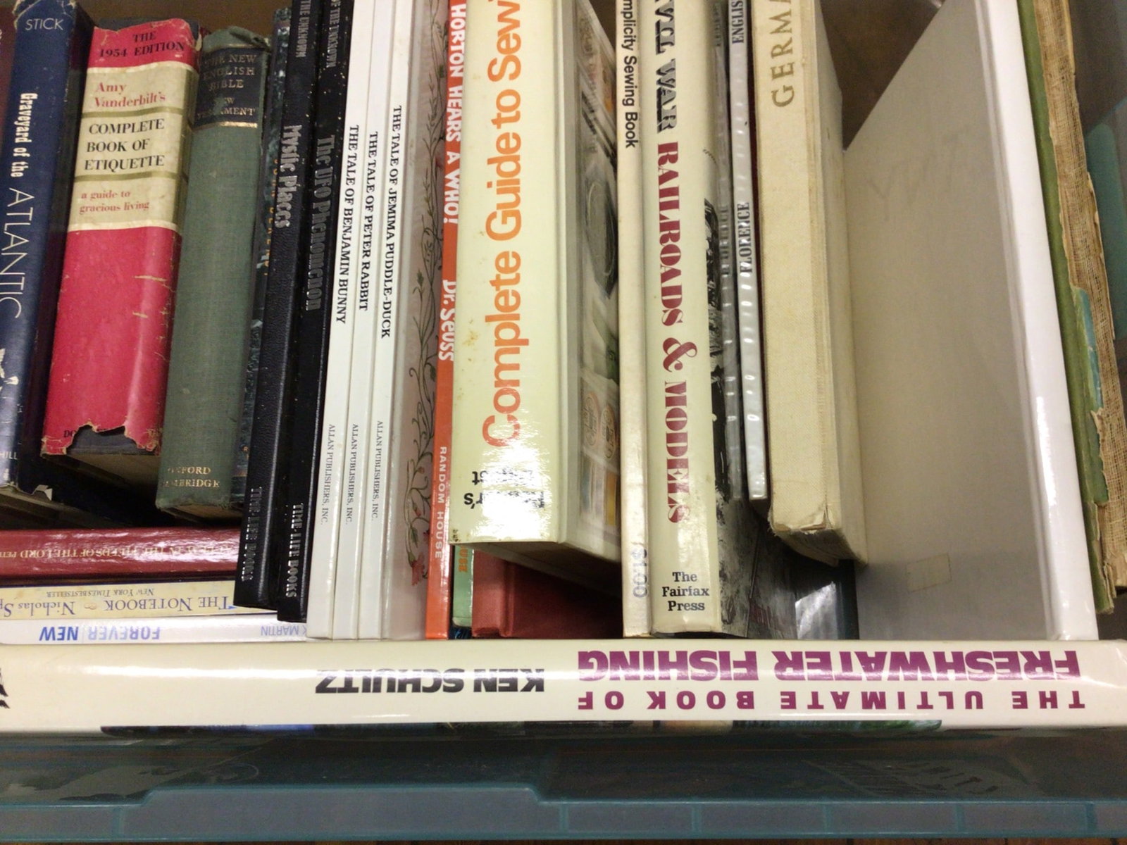 Books on Various Topics Including Fiction, Hobbies, and Crafts - 4