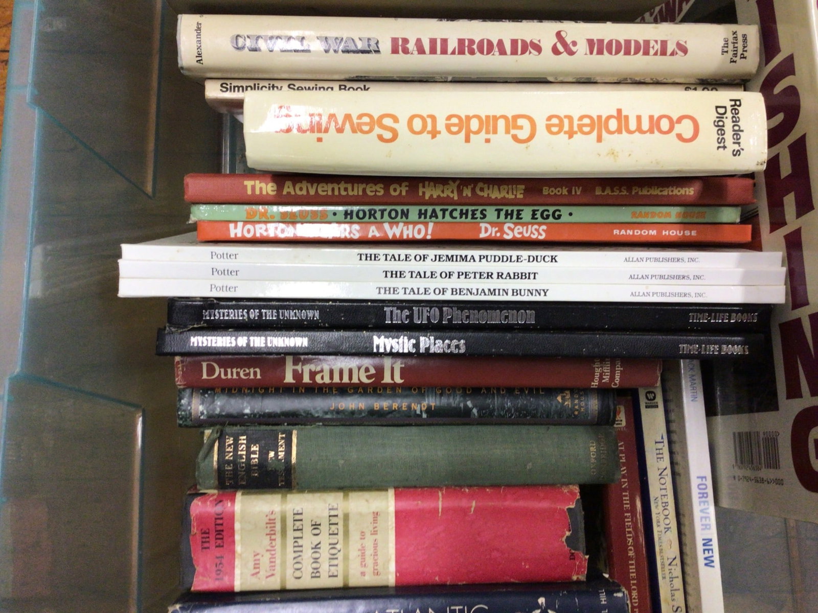 Books on Various Topics Including Fiction, Hobbies, and Crafts - 5
