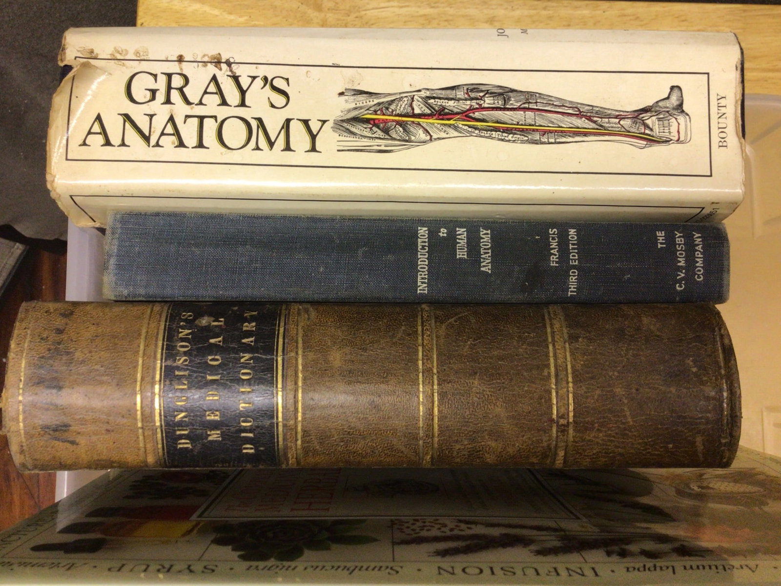 Four Medical and Herbal Reference Books Including 'Gray's Anatomy' - 2