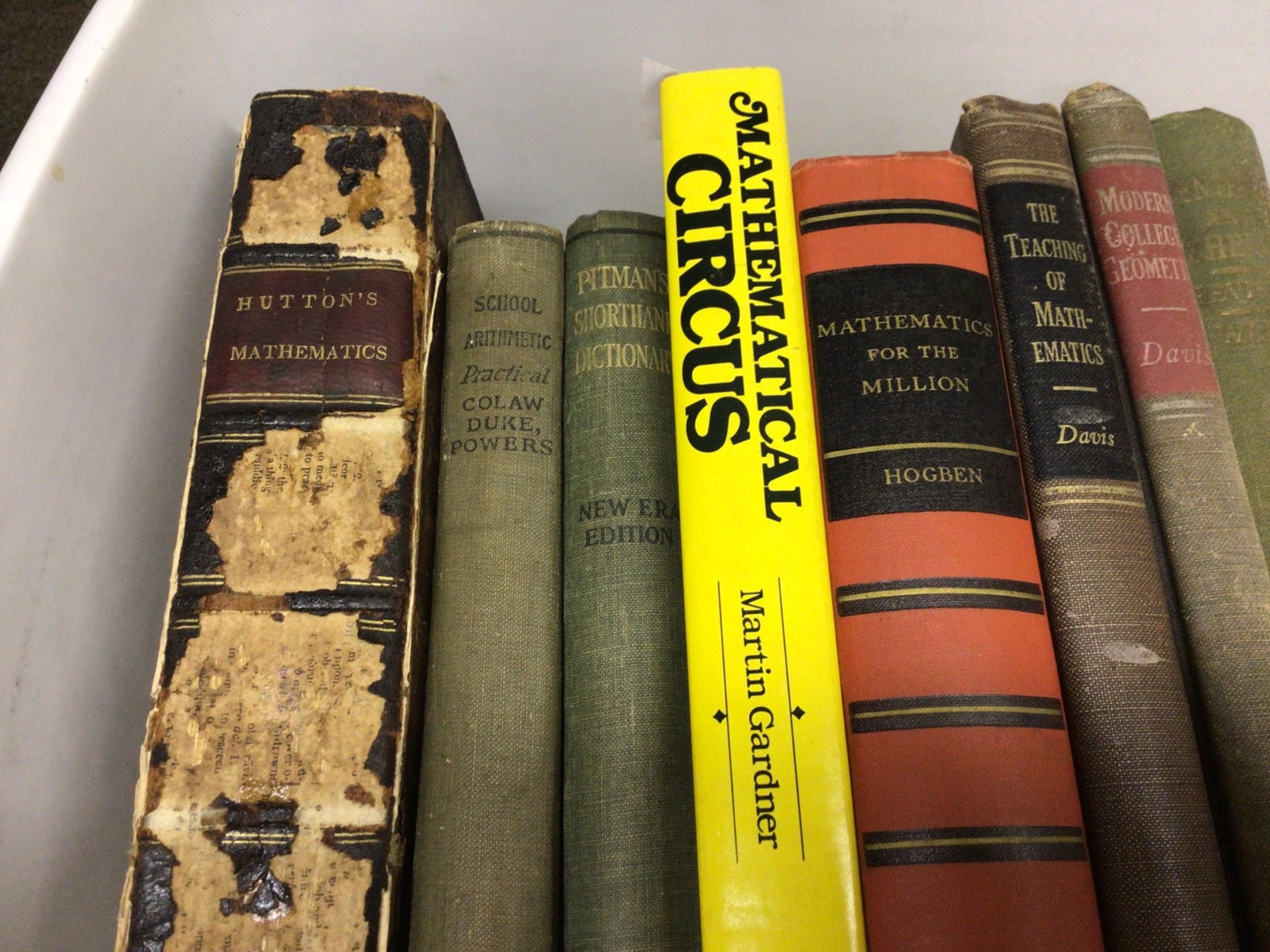 Mathematics and Educational Books Including Martin Gardner and Others - 2