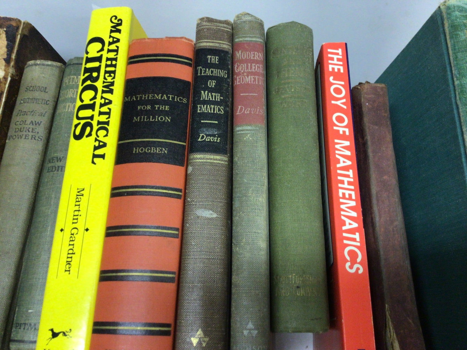 Mathematics and Educational Books Including Martin Gardner and Others - 3