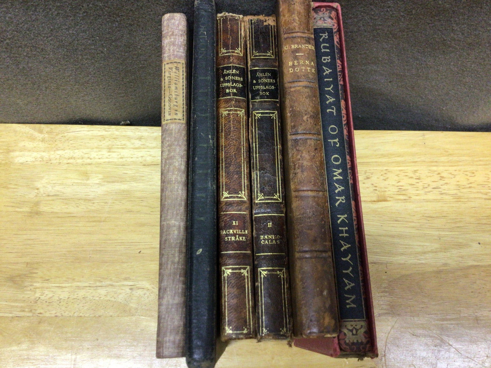 Books Including Literature, History, and Art Guides: This lot includes an assortment of books with notable titles, including 'The Rubaiyat of Omar Khayyam,' 'The Second World War' series by Winston S. Churchill ('Their Finest Hour' and 'The Gathering