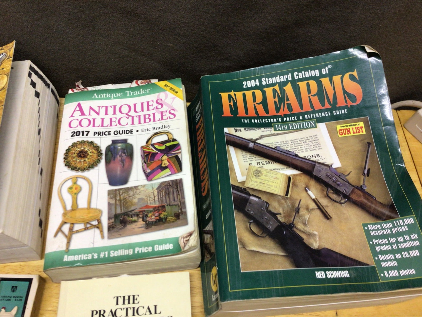 5 Reference Guides on Antiques, Firearms, Glass, and Coins - 2