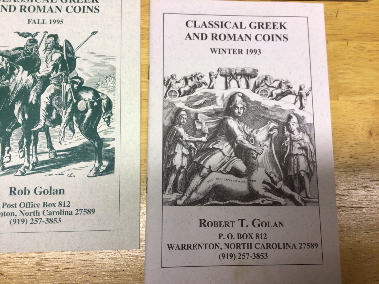 Seven Classical Greek and Roman Coins Catalogs from 1993, 1995, and 1996 - 4