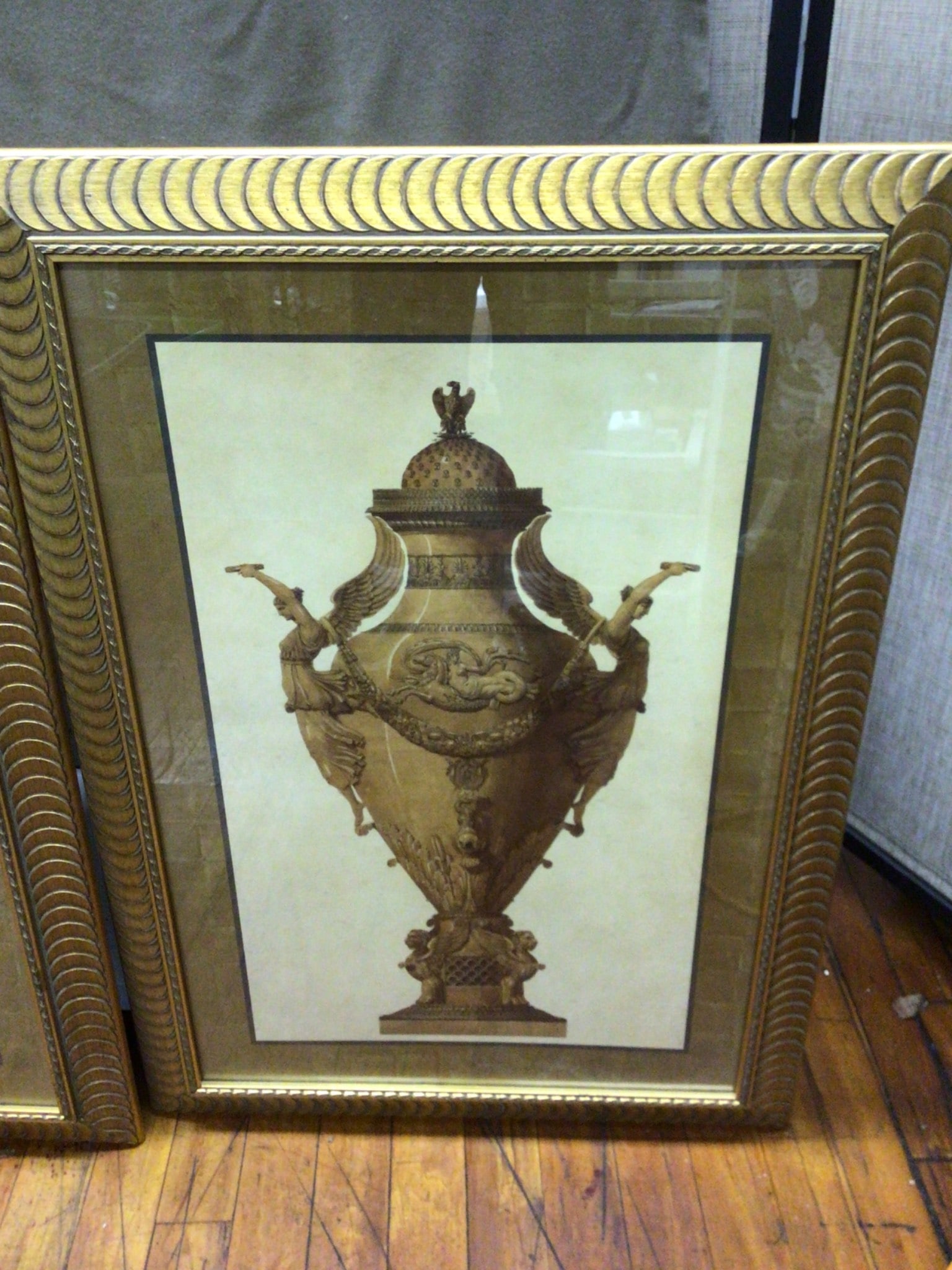Framed Prints Of Ornate Classical Vases, 40 x 29 Inches Each - 2
