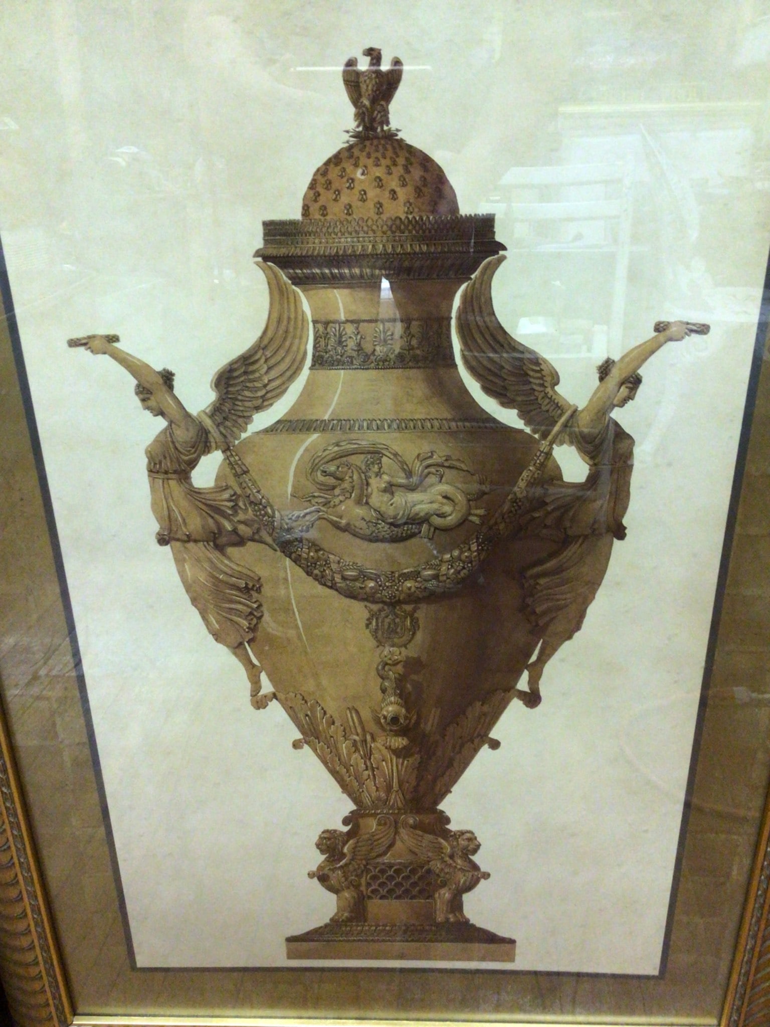 Framed Prints Of Ornate Classical Vases, 40 x 29 Inches Each - 5