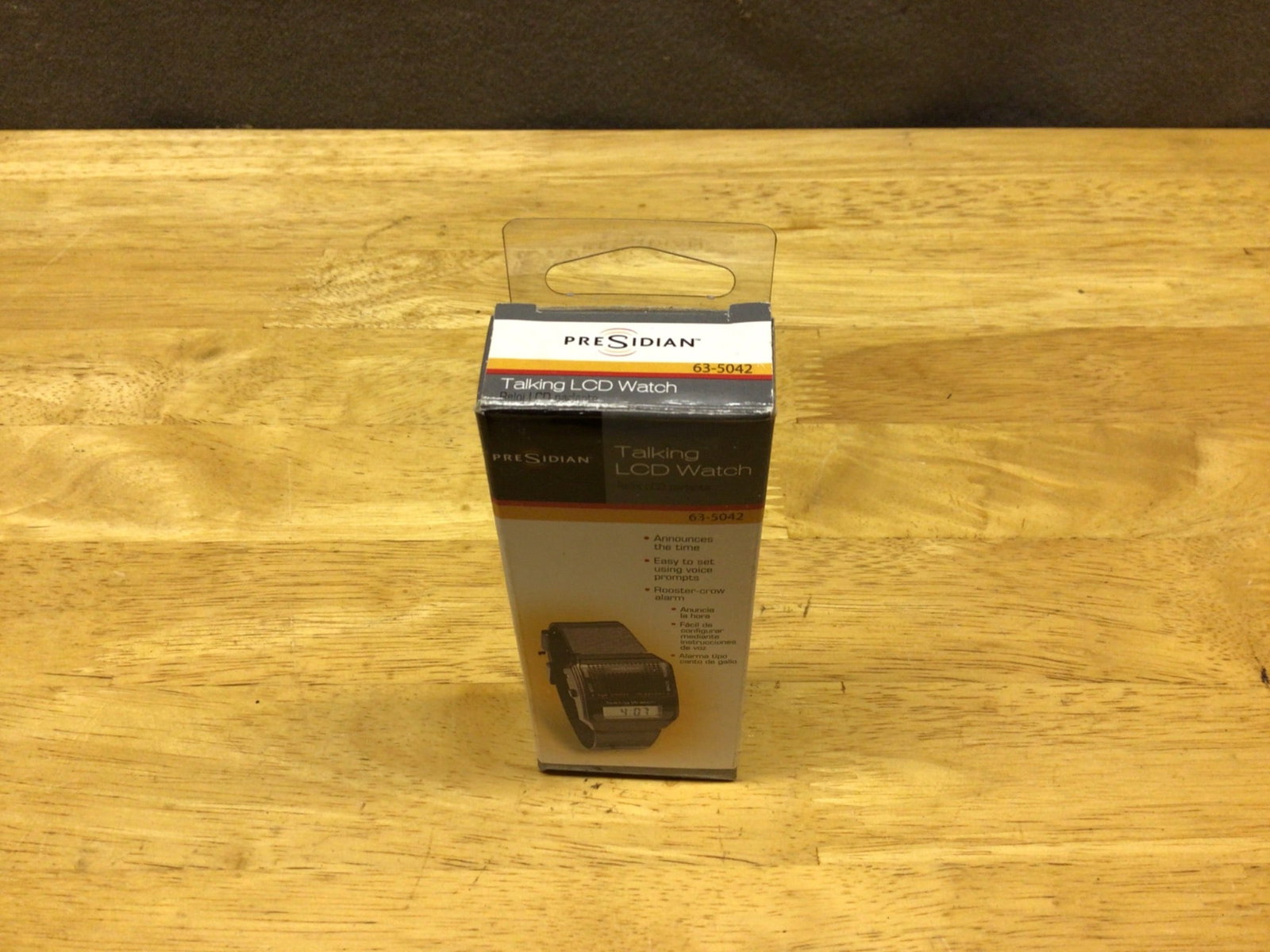 Precision Talking LCD Watch, Model 63-0542, New In Box - 4
