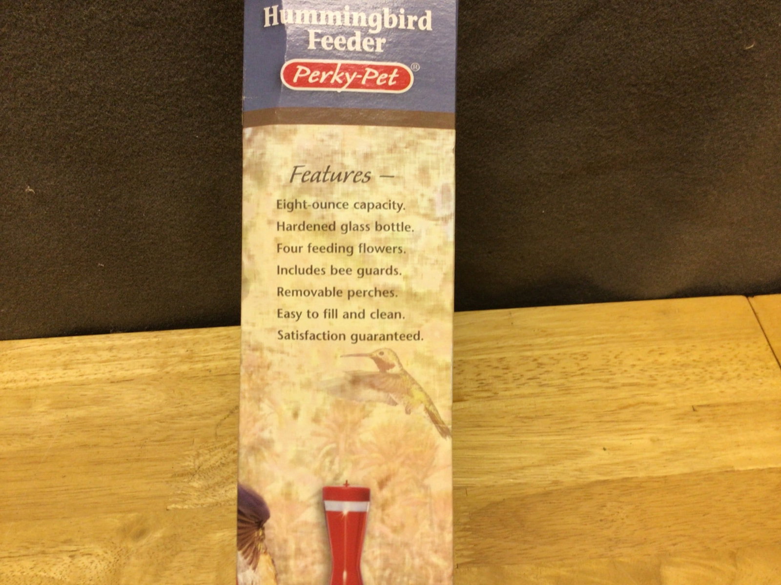 Perky-Pet No. 203-CP 8-Ounce Glass Hummingbird Feeder - New in Box - 3