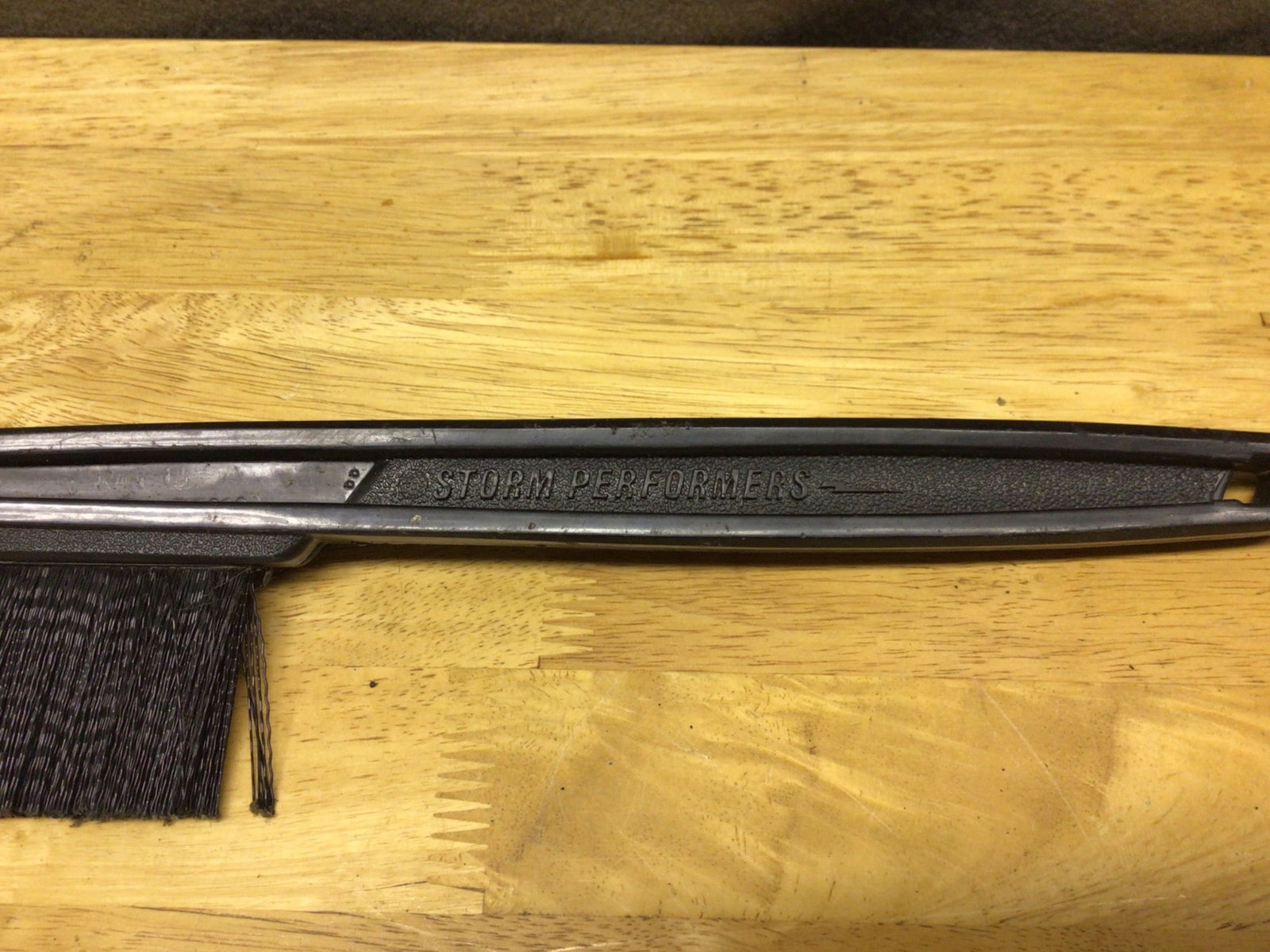 Plastic Handheld Brush and Scraper with Brand Inscription - 2