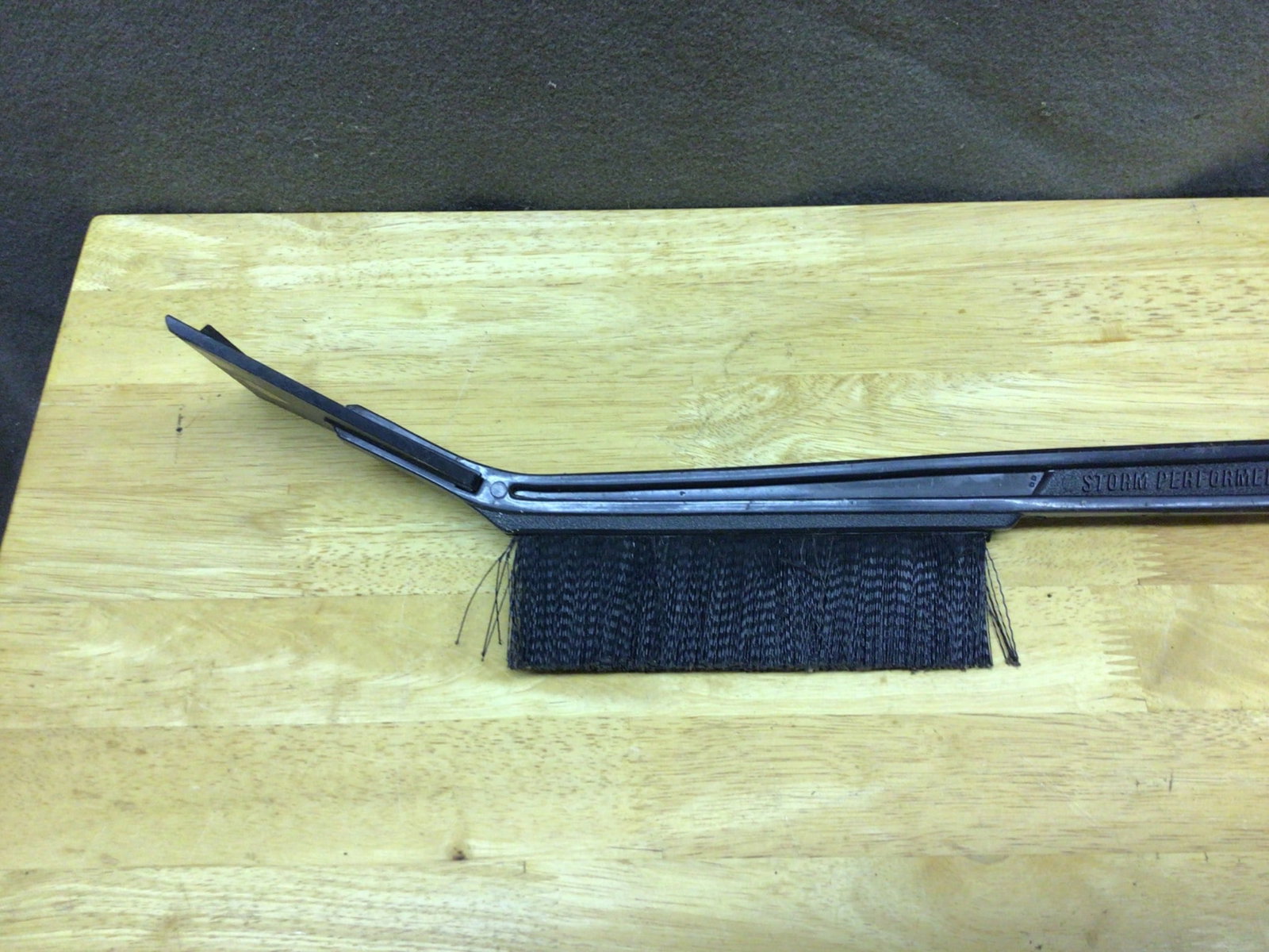 Plastic Handheld Brush and Scraper with Brand Inscription - 3