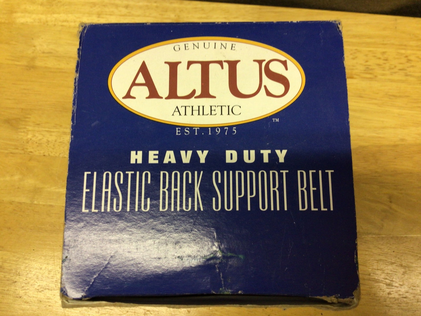 Altus Athletic Heavy Duty Elastic Back Support Belt with Suspenders, Medium, New in Box - 5