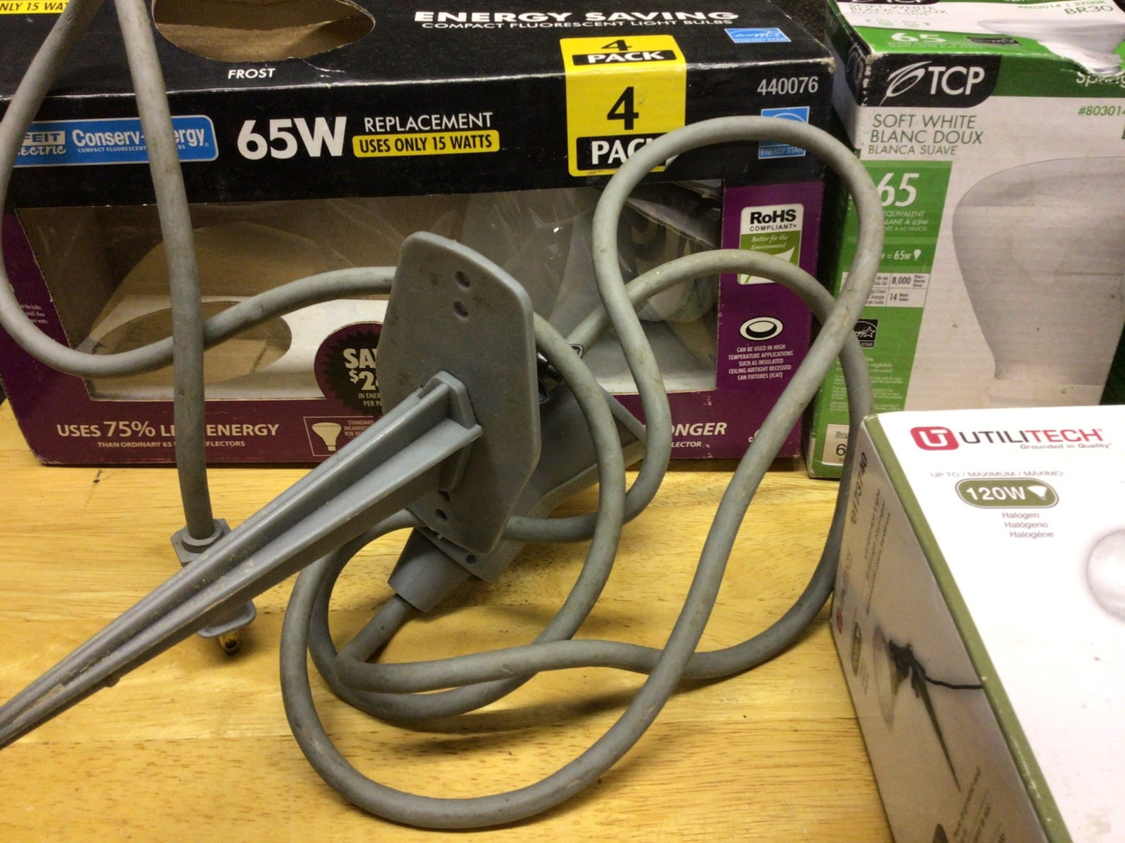 Floodlights by GE, TCP, and Utilitech - 4